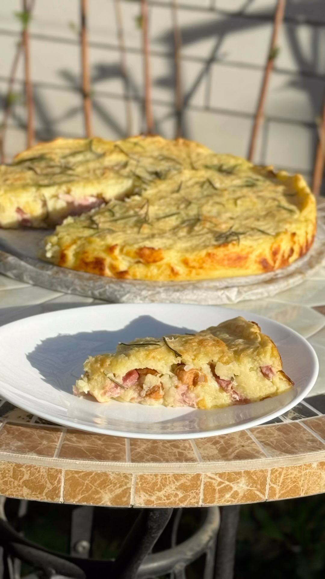 Картофельный пирог-пицца-запеканка