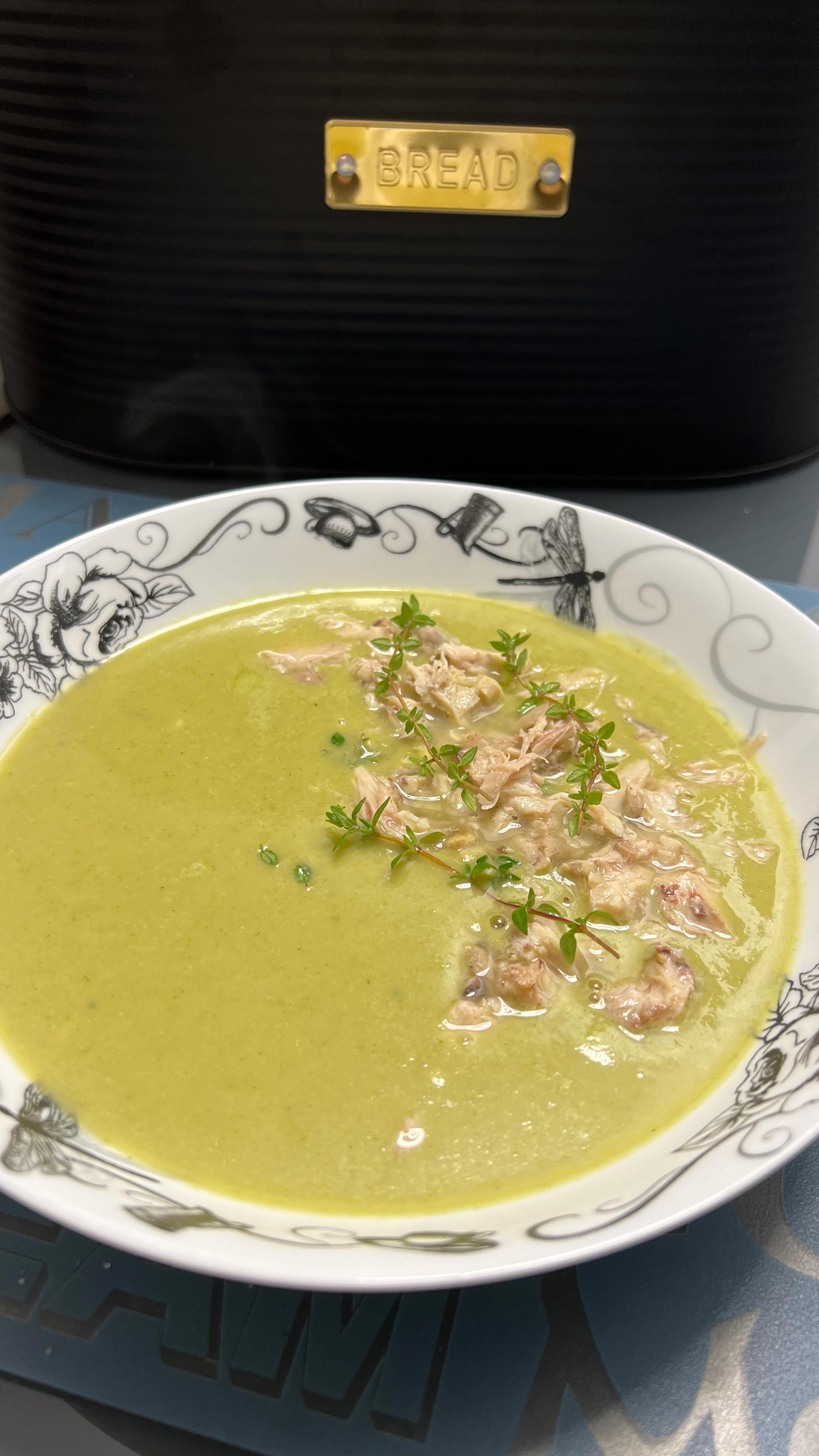 Суп из брокколи с курицей